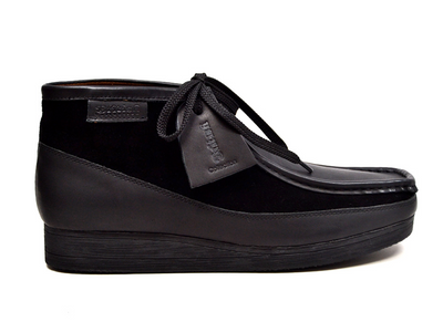 British Walkers New Castle Men's Black Leather and Suede Casual Shoes view 1