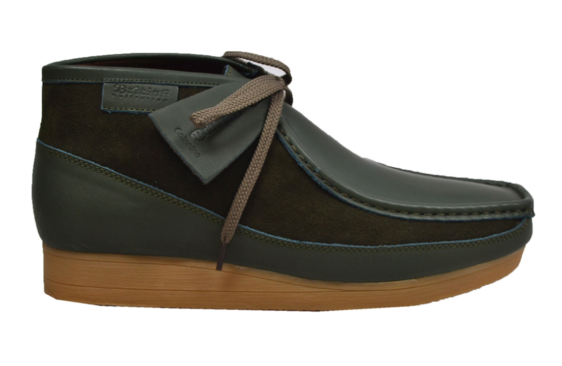 British Walkers New Castle Men's Black Leather and Suede Casual Shoes view 19