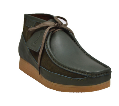 British Walkers New Castle Men's Black Leather and Suede Casual Shoes view 22