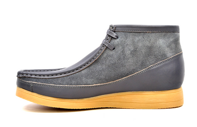 British Walkers New Castle Men's Black Leather and Suede Casual Shoes view 32