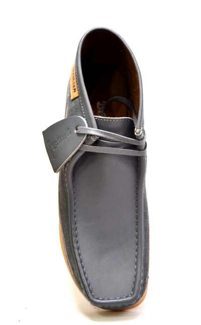 British Walkers New Castle Men's Black Leather and Suede Casual Shoes view 34