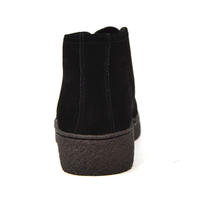 British Walkers Playboy Original Men's High Top Black Suede Shoes with Gummy Soles view 7