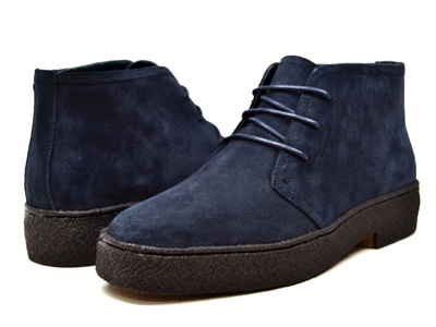 British Walkers Playboy Original Men's High Top Black Suede Shoes with Gummy Soles view 16