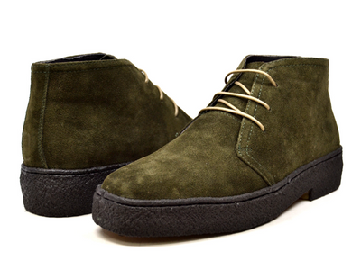 British Walkers Playboy Original Men's High Top Black Suede Shoes with Gummy Soles view 23