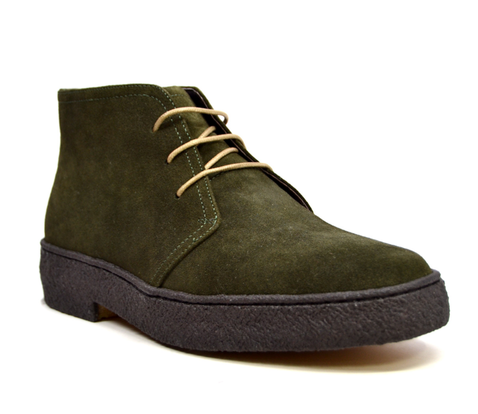 British Walkers Playboy Original Men's High Top Black Suede Shoes with Gummy Soles view 24