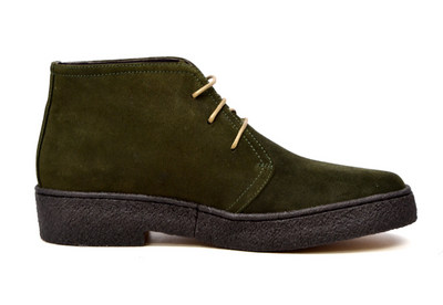 British Walkers Playboy Original Men's High Top Black Suede Shoes with Gummy Soles view 25
