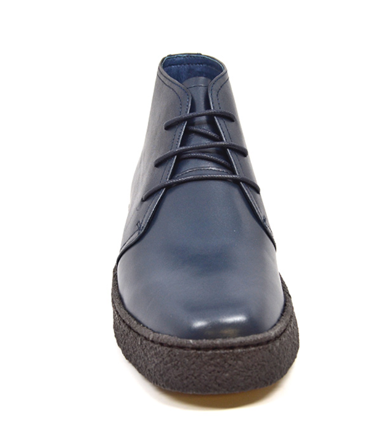 British Walkers Playboy Original Men's High Top Black Leather Shoes with Gummy Soles view 21