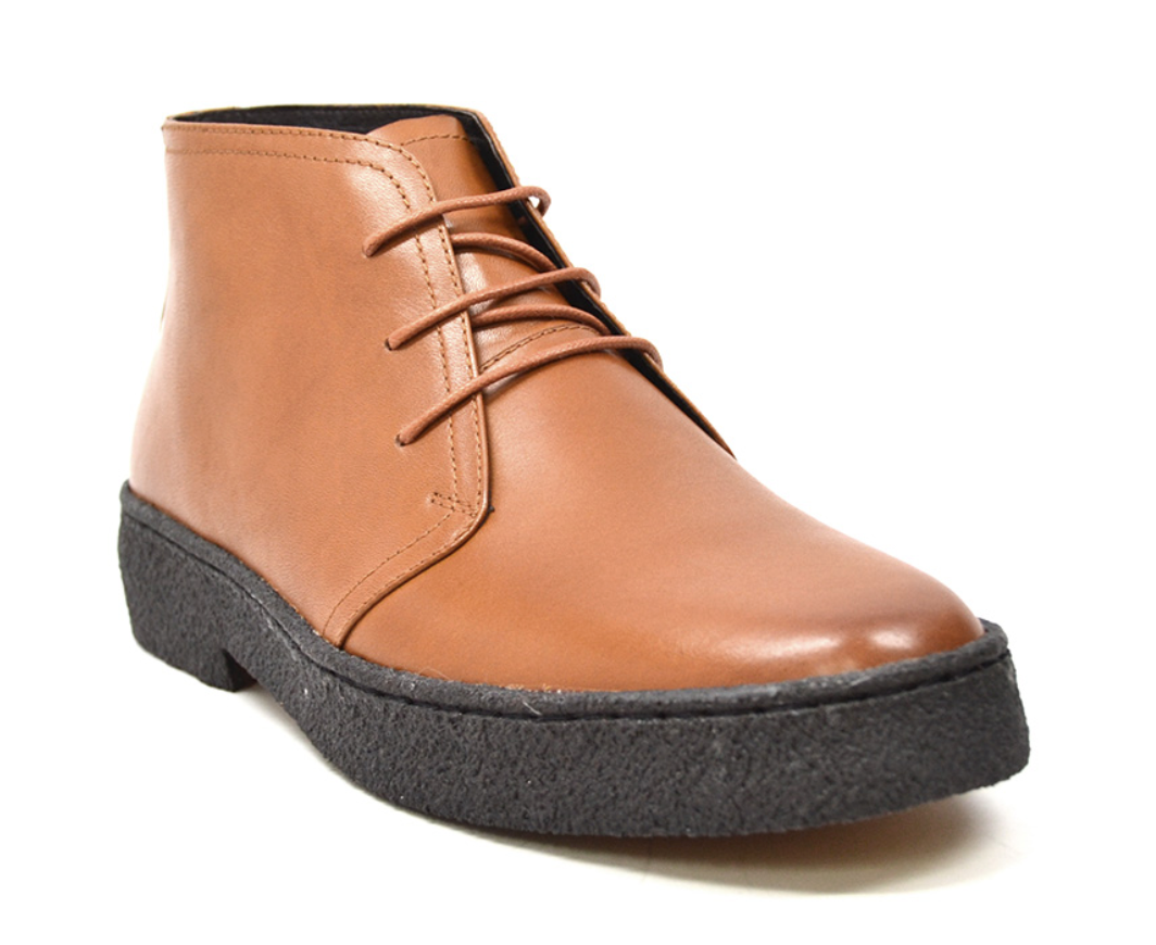 British Walkers Playboy Original Men's High Top Black Leather Shoes with Gummy Soles view 23
