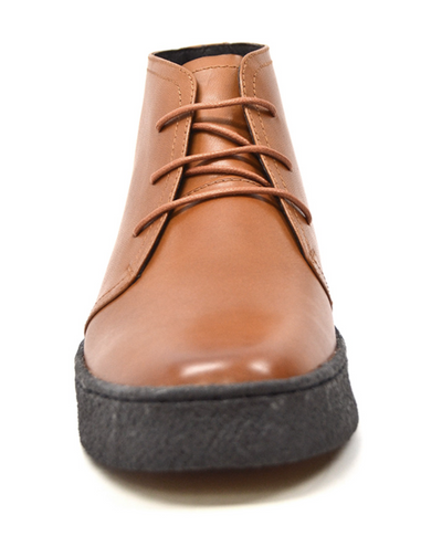 British Walkers Playboy Original Men's High Top Black Leather Shoes with Gummy Soles view 26