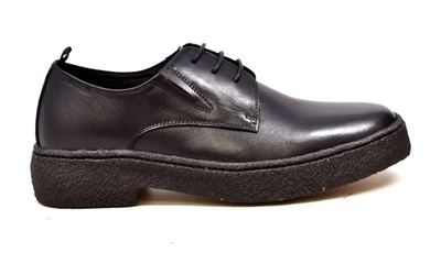 British Walkers Playboy Original Men's Low Cut Black Leather Shoes view 3