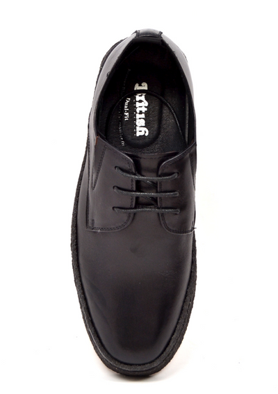 British Walkers Playboy Original Men's Low Cut Black Leather Shoes view 5