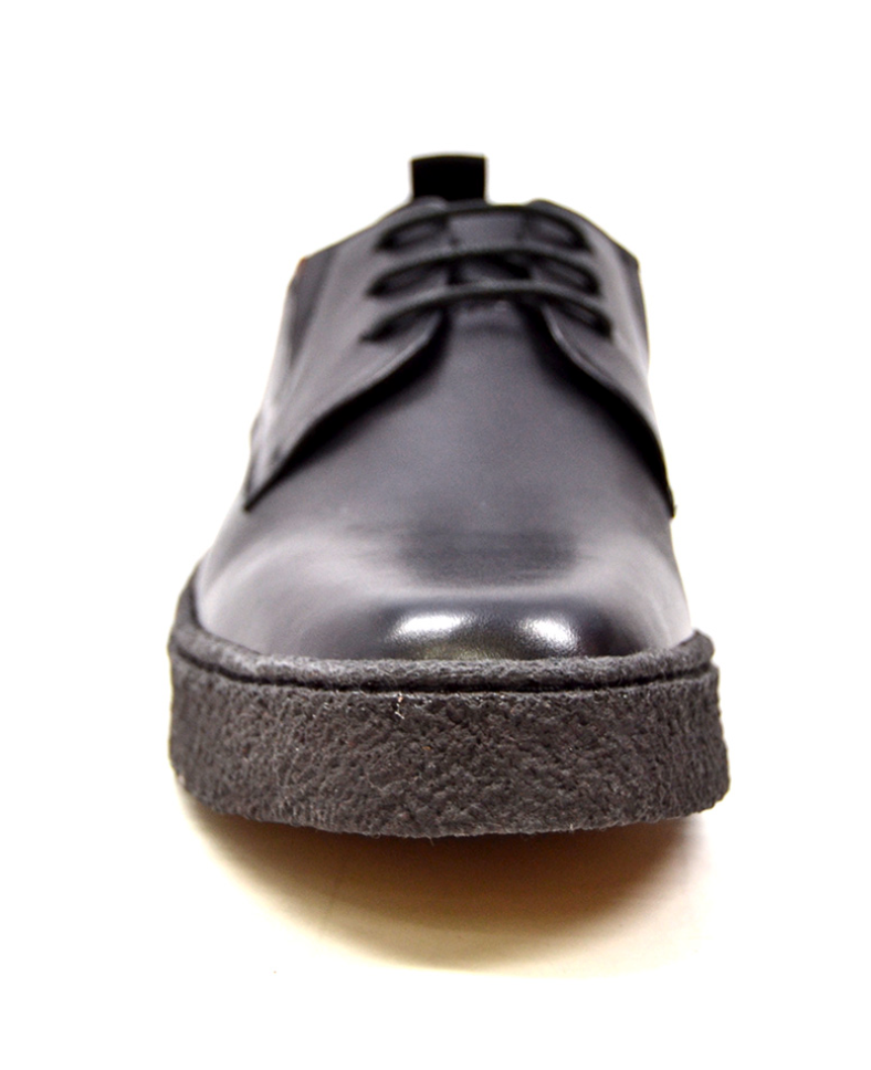 British Walkers Playboy Original Men's Low Cut Black Leather Shoes view 6
