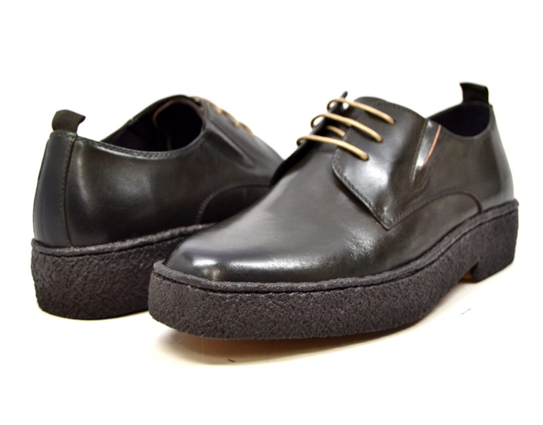 British Walkers Playboy Original Men's Low Cut Black Leather Shoes view 25