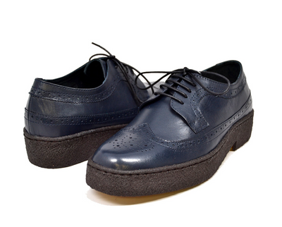 British Walkers Playboy Wingtip Men's Original Low Cut Black Leather Shoes view 8