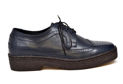 British Walkers Playboy Wingtip Men's Original Low Cut Black Leather Shoes view 9