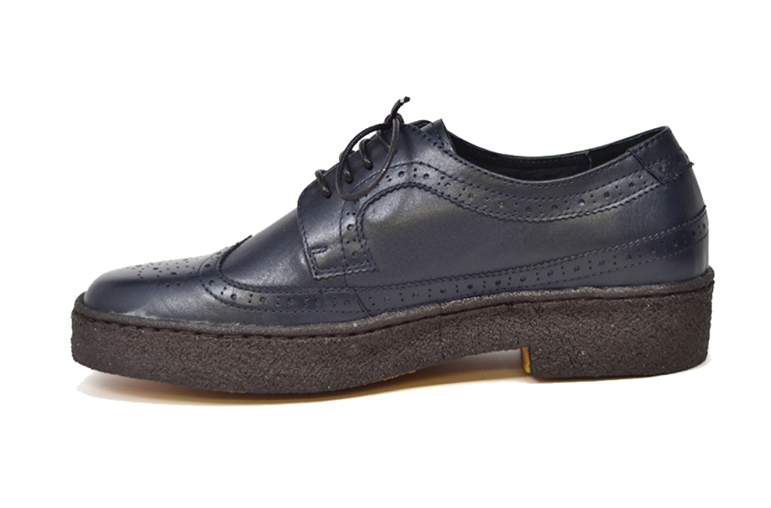 British Walkers Playboy Wingtip Men's Original Low Cut Black Leather Shoes view 10