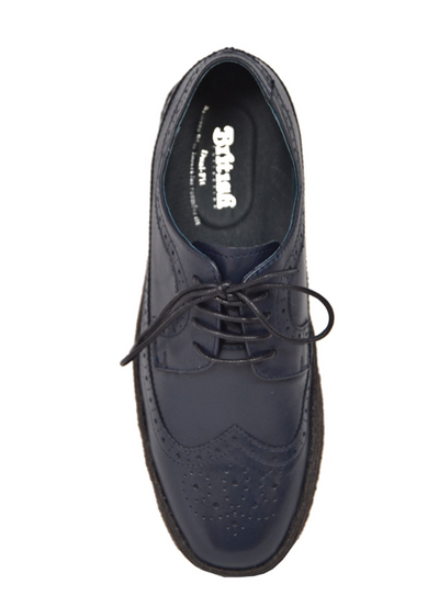 British Walkers Playboy Wingtip Men's Original Low Cut Black Leather Shoes view 12