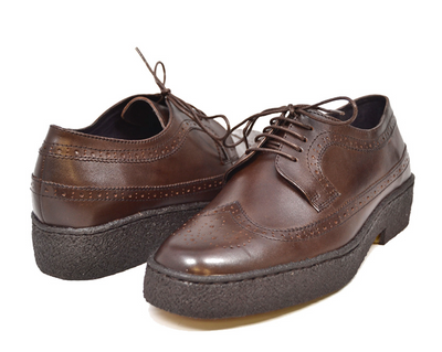 British Walkers Playboy Wingtip Men's Original Low Cut Black Leather Shoes view 14