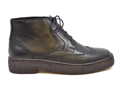 British Walkers Playboy Wingtip Men's Original Wine Leather Shoes view 17