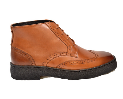 British Walkers Playboy Wingtip Men's Original Wine Leather Shoes view 9