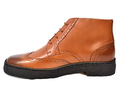 British Walkers Playboy Wingtip Men's Original Wine Leather Shoes view 10