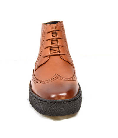 British Walkers Playboy Wingtip Men's Original Wine Leather Shoes view 12