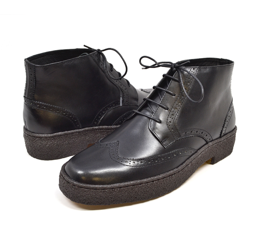 British Walkers Playboy Wingtip Men's Original Wine Leather Shoes view 15