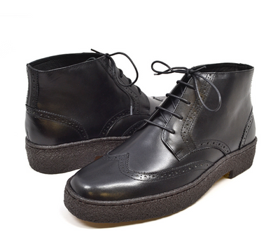 British Walkers Playboy Wingtip Men's Original Wine Leather Shoes view 15