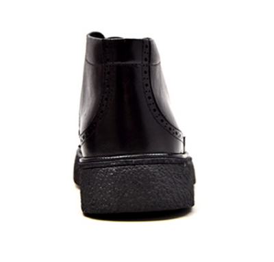 British Walkers Classic Playboy Men's Black Leather Wingtip Shoes view 6