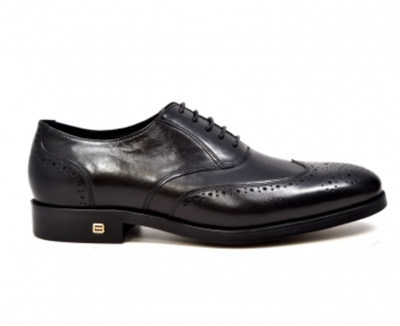 British Walkers Adam Men's Black Leather Oxford Dress Shoes view 9