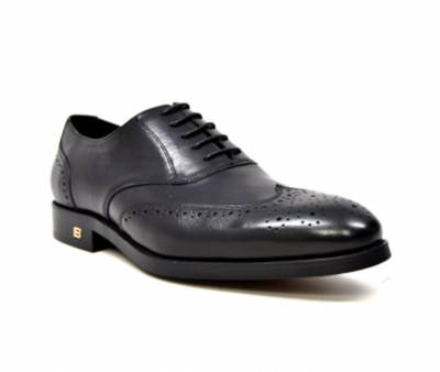 British Walkers Adam Men's Black Leather Oxford Dress Shoes view 4