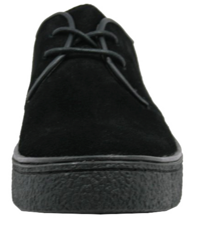 British Walkers Playboy Men's Classic Low Cut Black Leather and Suede Shoes view 5