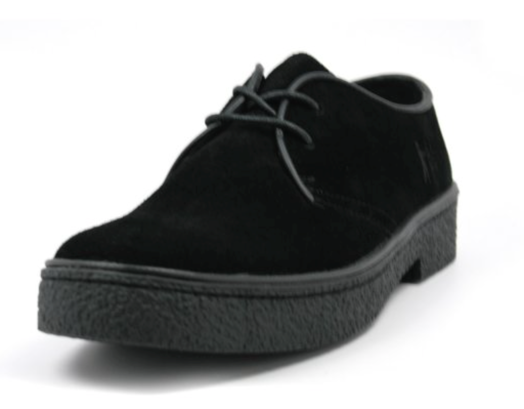 British Walkers Playboy Men's Classic Low Cut Black Leather and Suede Shoes view 7