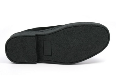 British Walkers Playboy Men's Classic Low Cut Black Leather and Suede Shoes view 9