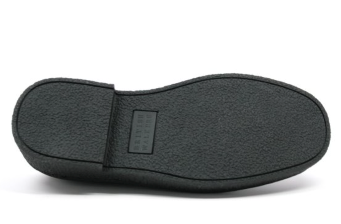 British Walkers Playboy Men's Classic Low Cut Black Leather and Suede Shoes view 22