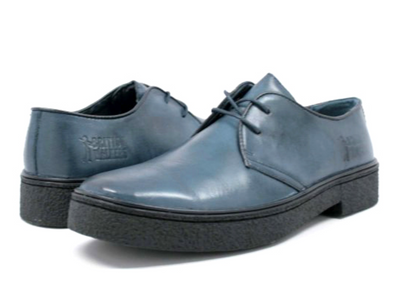British Walkers Playboy Men's Classic Low Cut Black Leather and Suede Shoes view 23
