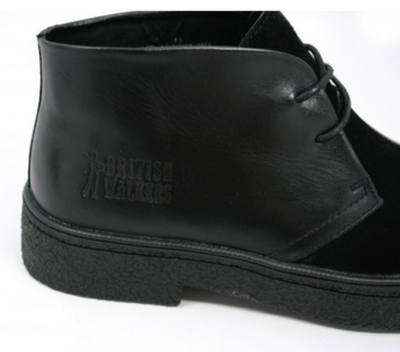 British Walkers Classic Playboy Men's Split Toe Leather and Suede Chukka Boots view 8