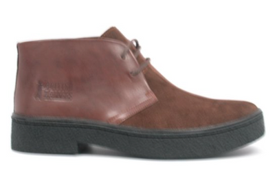 British Walkers Classic Playboy Men's Split Toe Leather and Suede Chukka Boots view 12