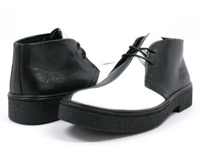 British Walkers Classic Playboy Men's Split Toe Leather and Suede Chukka Boots view 21