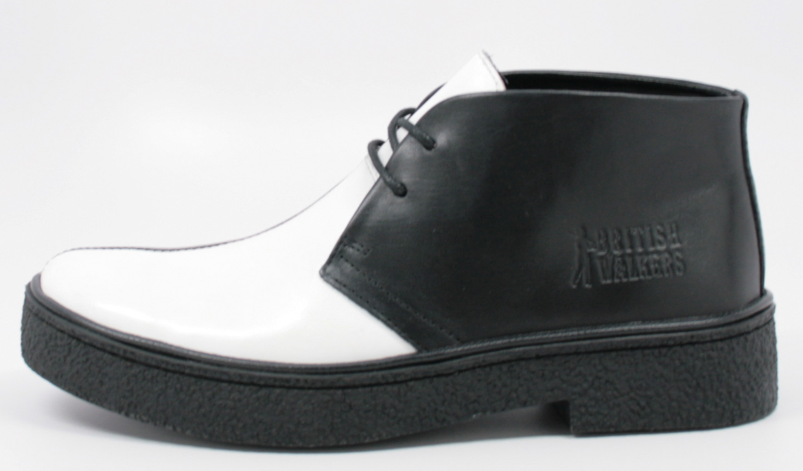 British Walkers Classic Playboy Men's Split Toe Leather and Suede Chukka Boots view 25