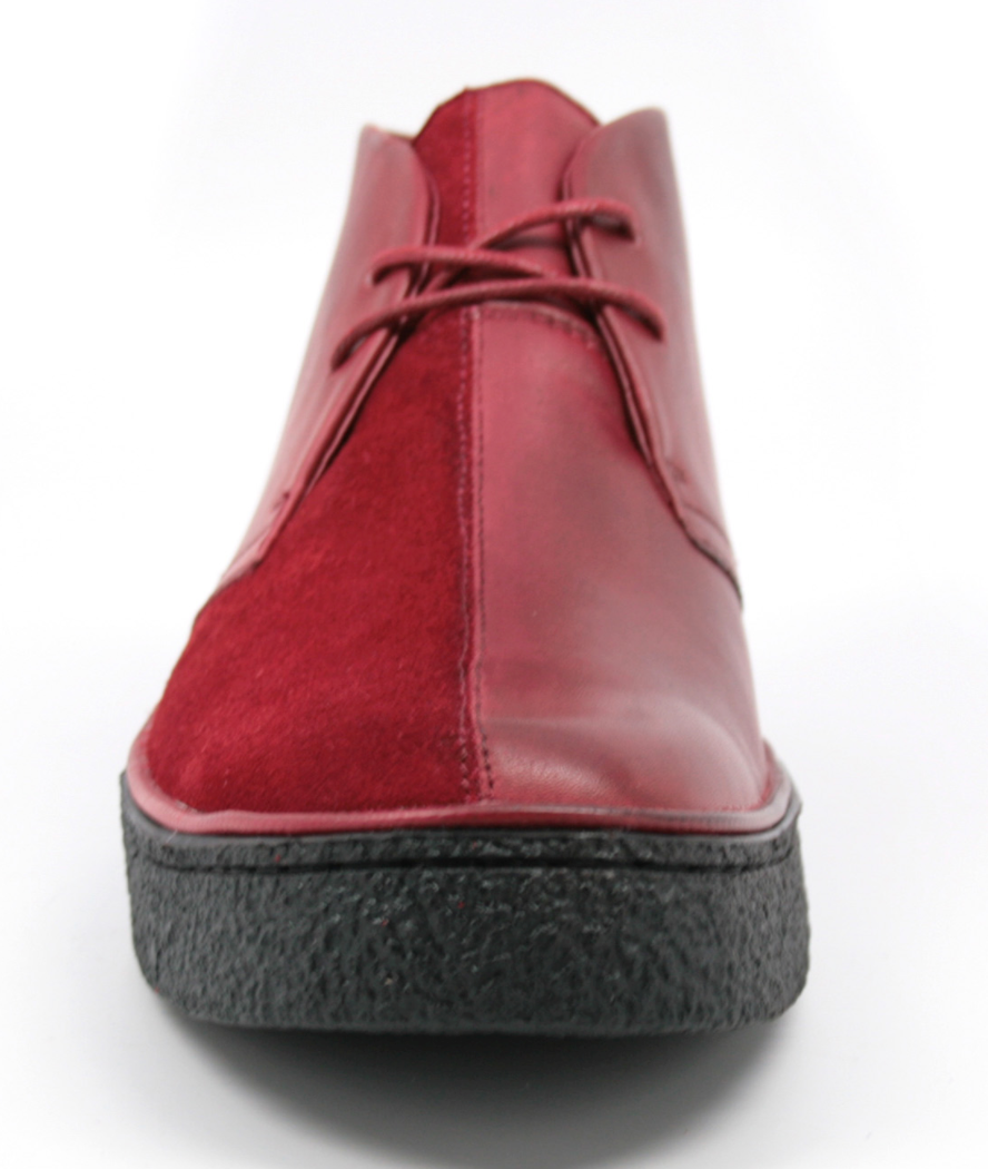 British Walkers Classic Playboy Men's Split Toe Leather and Suede Chukka Boots view 32