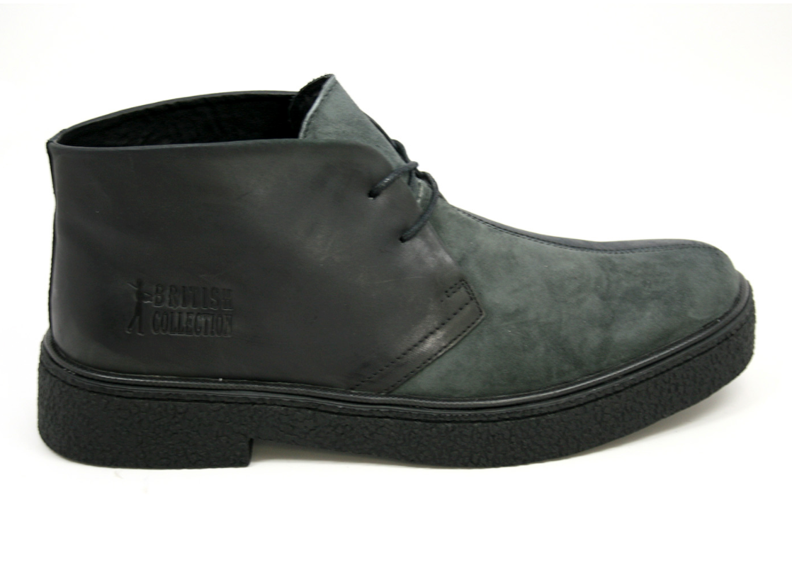 British Walkers Classic Playboy Men's Split Toe Leather and Suede Chukka Boots view 37