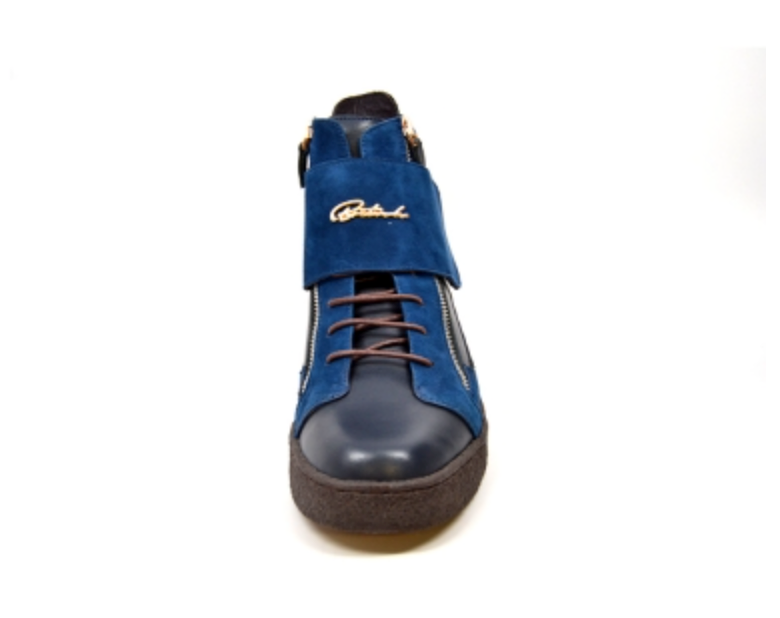 British Walkers Empire Men's Green Leather High Top Shoes with Strap view 14