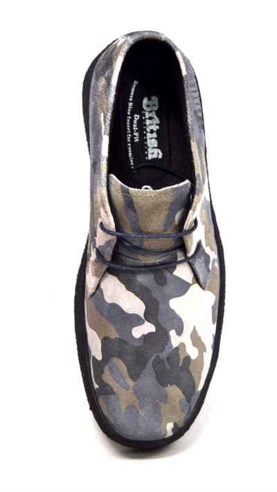 British Walkers Classic Playboy Men's Suede Camouflage Chukka Boots view 5