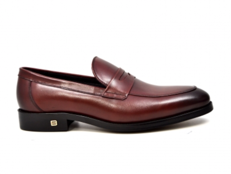 British Walkers Berlin Men's Sleek Black Leather Slip On Dress Shoes view 12