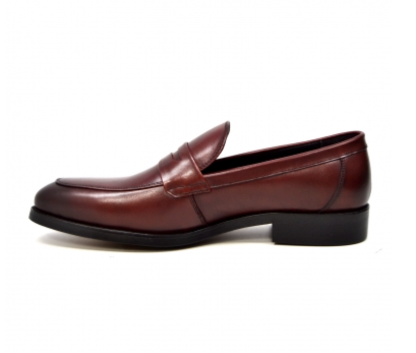 British Walkers Berlin Men's Sleek Black Leather Slip On Dress Shoes view 13
