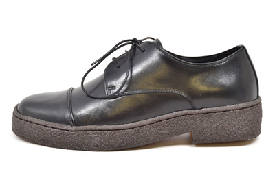 British Walkers Playboy Men's Low Cap Toe Black Suede and Leather Shoes view 3