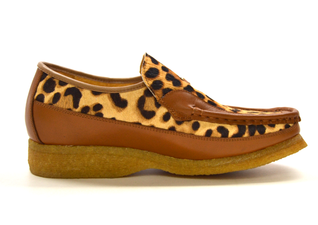 British Walkers Power 2 Men's Limited Edition Pony Skin and Leather Slip On Shoes view 2