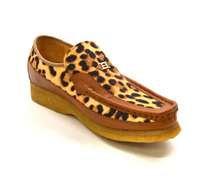 British Walkers Power 2 Men's Limited Edition Pony Skin and Leather Slip On Shoes view 4