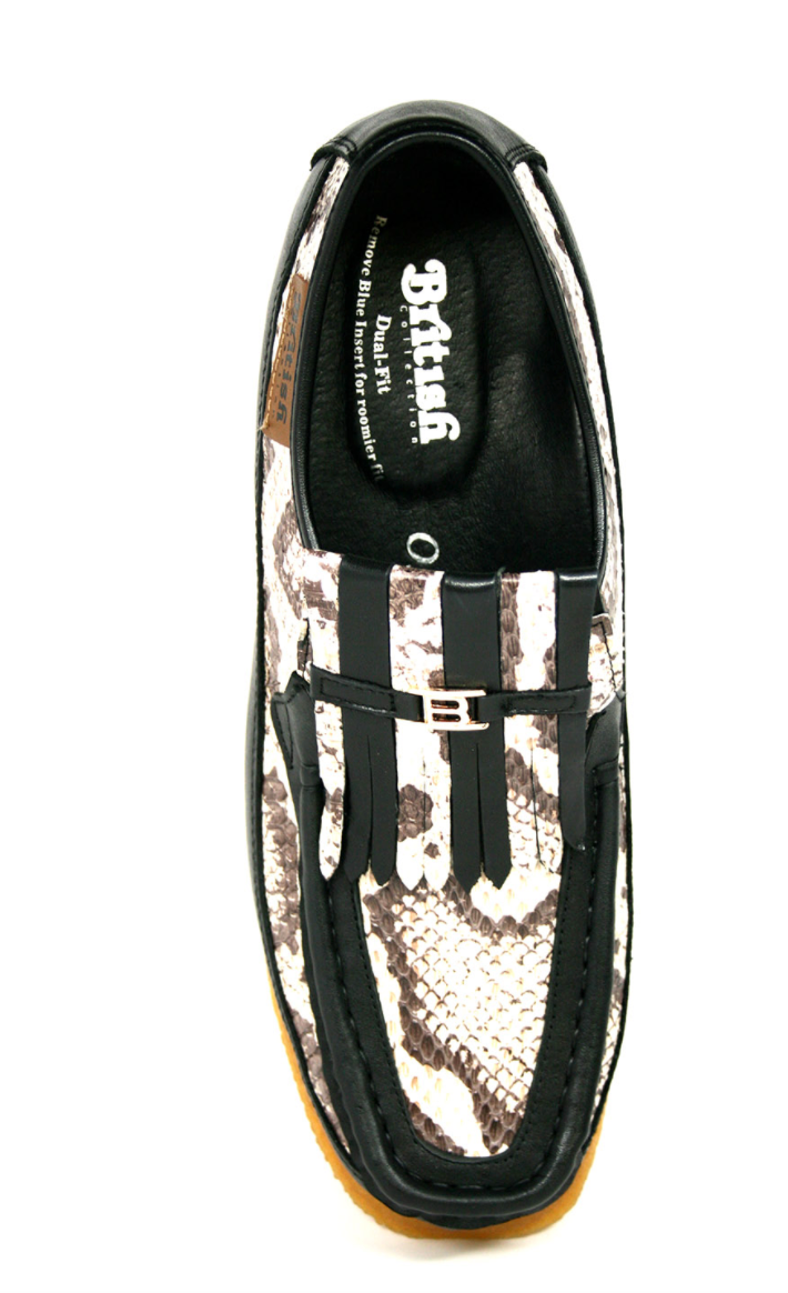 British Walkers Windsor Men's Limited Edition Black Python Skin and Leather Shoes view 4